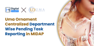 Uma Ornament Centralized Department Wise Pending Task Reporting in MIDAP